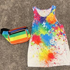 Pride Tank and Fanny pack